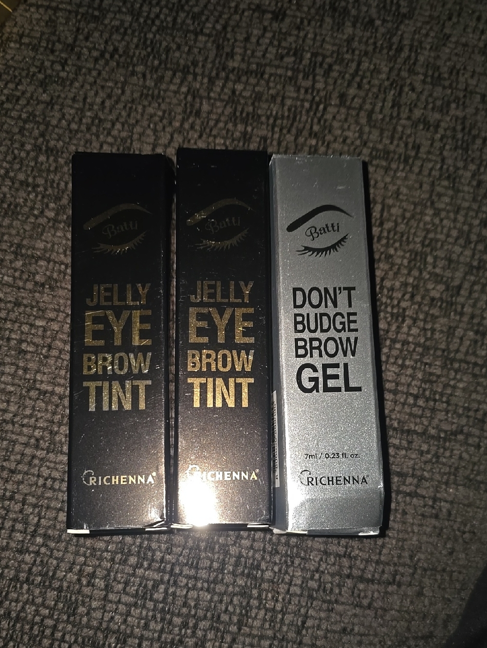 Jelly Eye Brow Tint & Don't Budge Brow Gel - Black